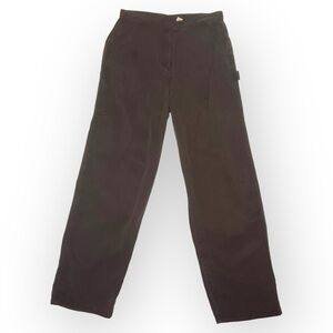 J. Jill Dark Brown Wide Leg 100% Tencel Pants Size 12T